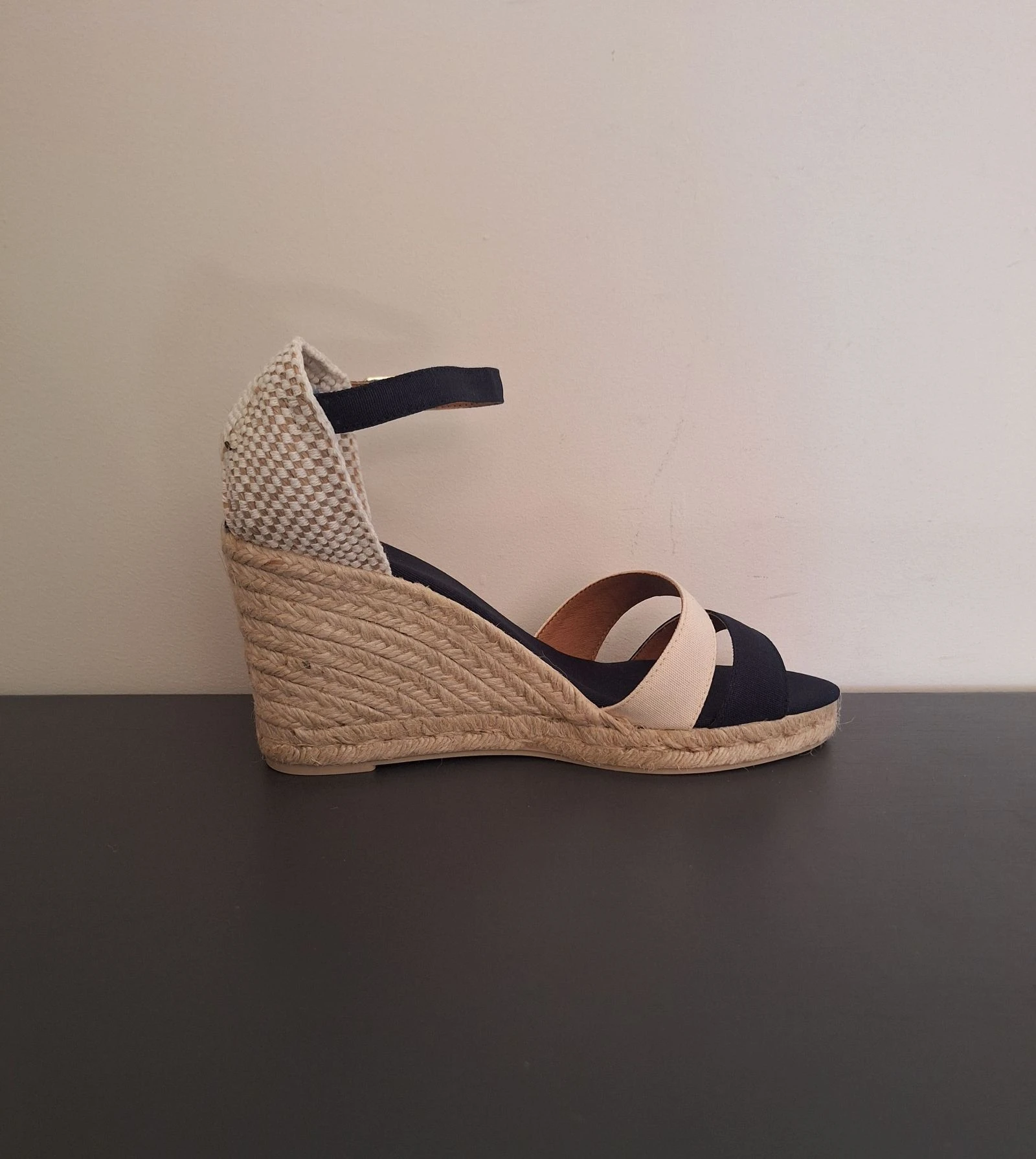 Castañer alpargatas con taño azul marino crema 41 – photo 4